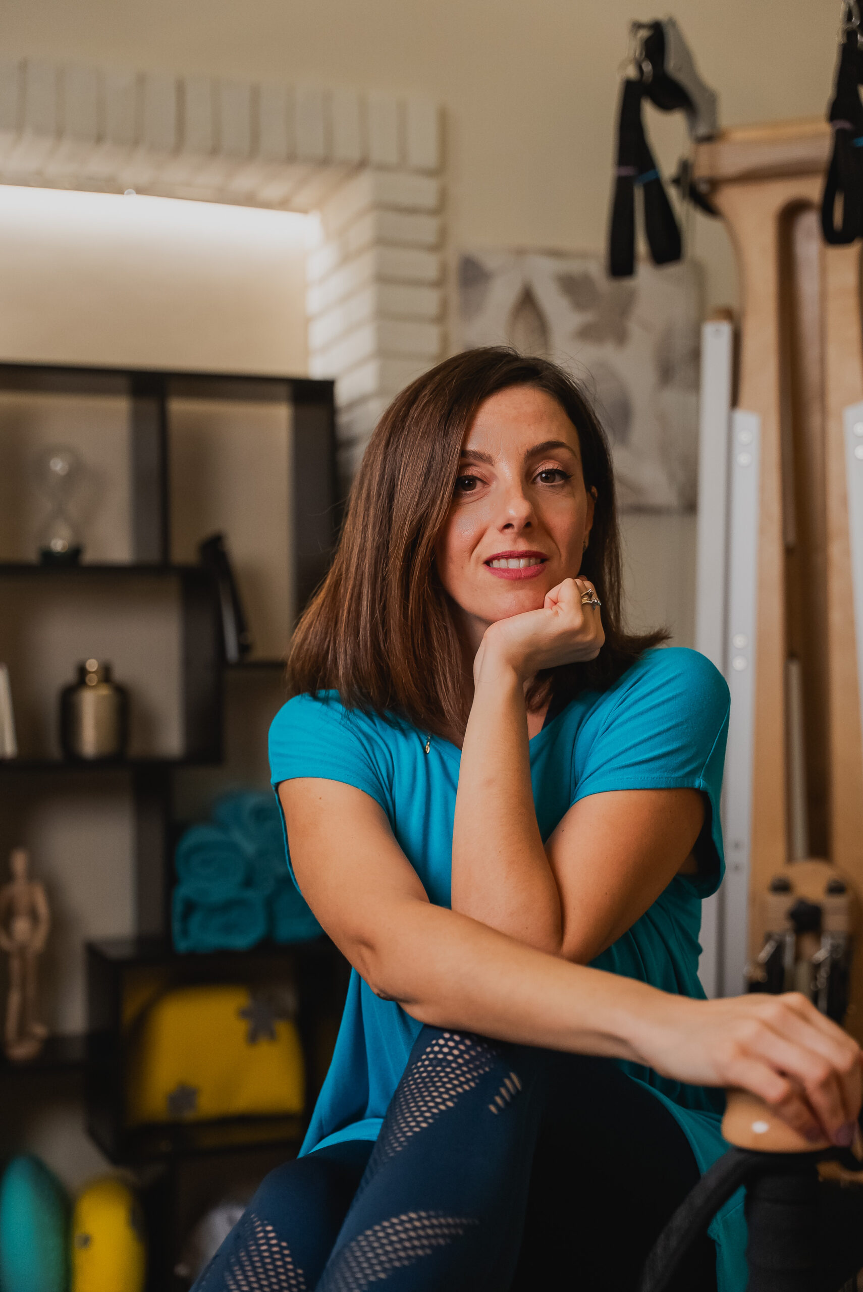 Ritratto di Ylenia nel suo Ylenia Life Studio GYROTONIC® a Firenze